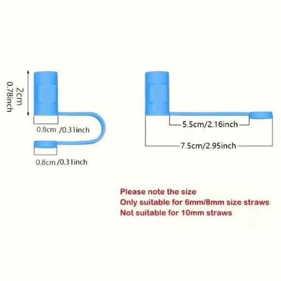 Rubber Duck Straw Topper NWT Stanley Yeti 3pc Silicone Reusable Yellow Ducky Set - Picture 5 of 5